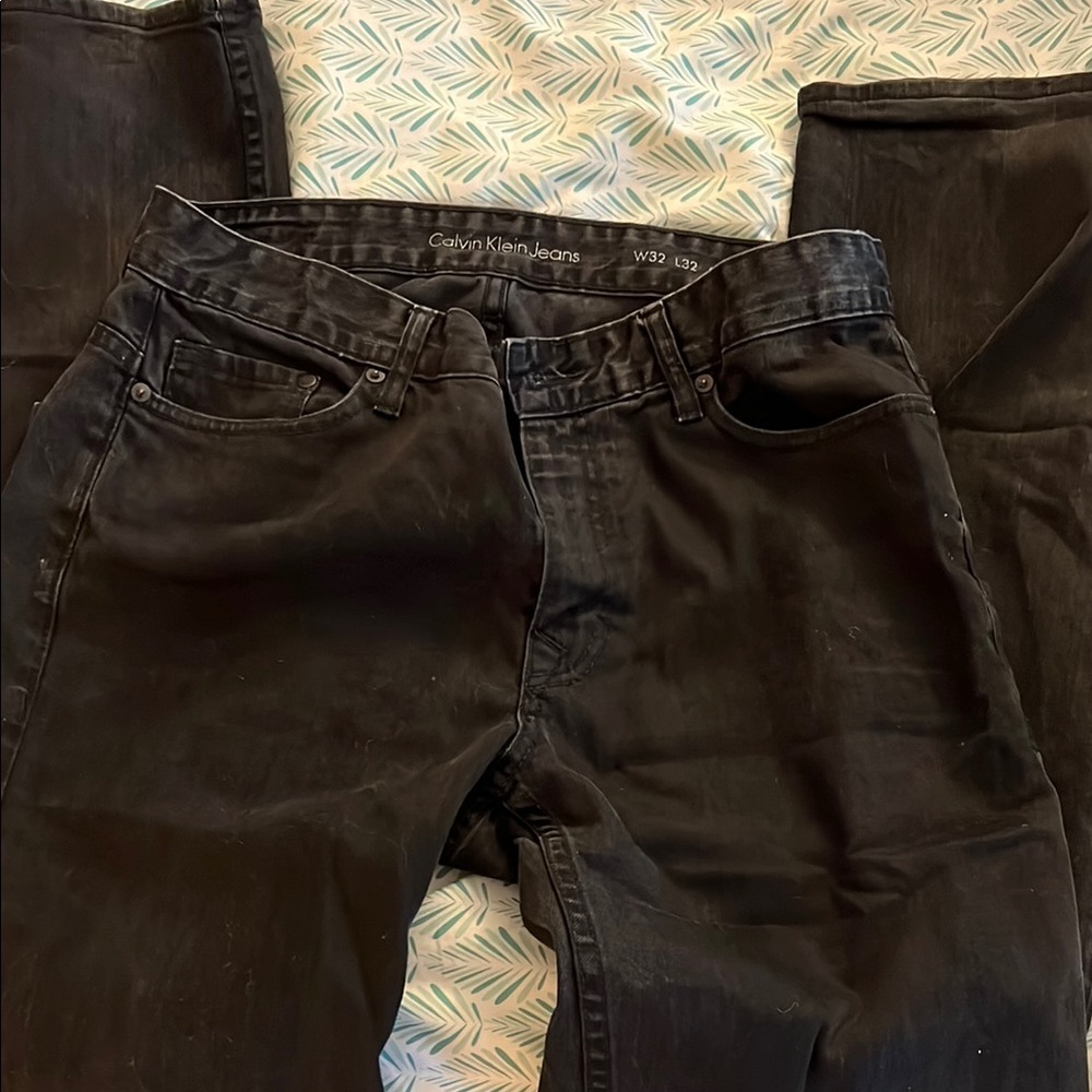 Calvin Klein Men's Black Jeans sz 32x32
